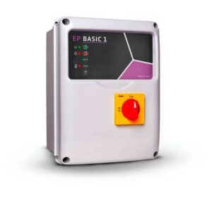 EBARA EP BASIC — електронна шафа керування для одного або двох однофазних чи трифазних електричних насосів
